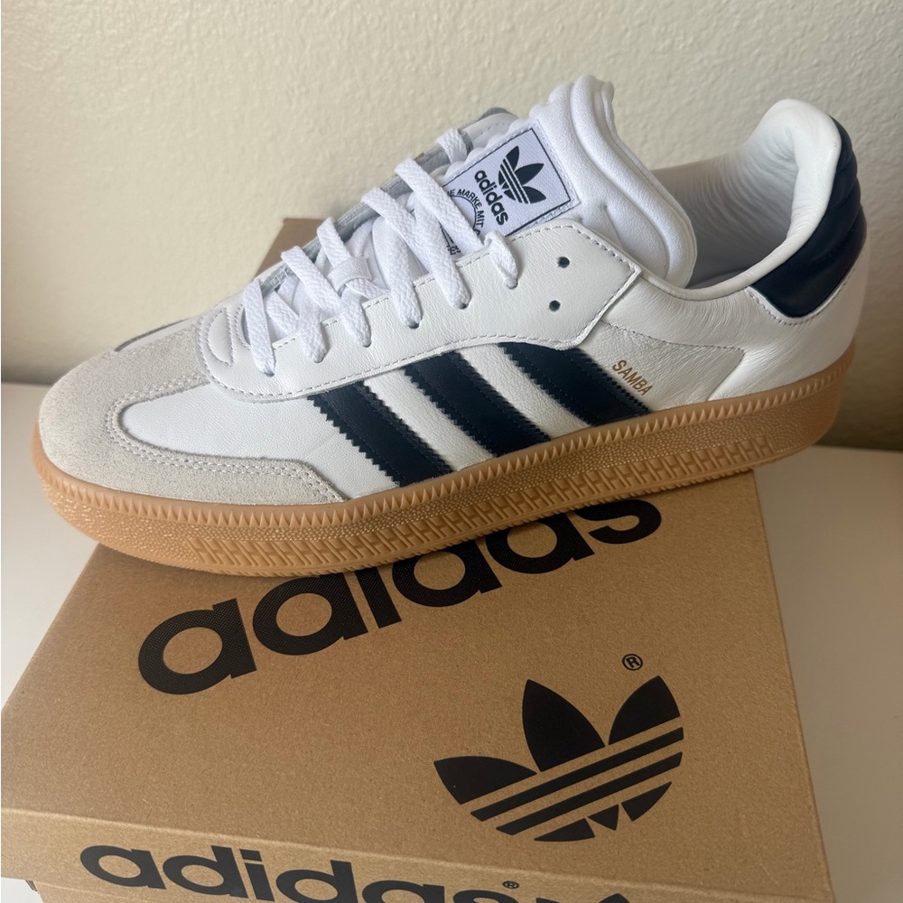 Adidas Samba XLG White Black men’s size 13 new - Picture 4 of 5